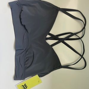 Gray Sports Bra